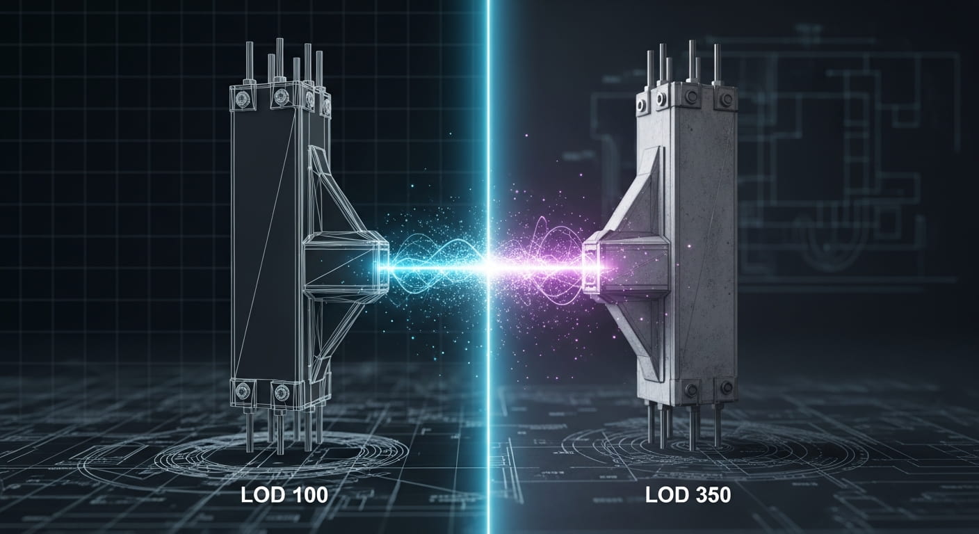 LOD 100 to 350 Evolution